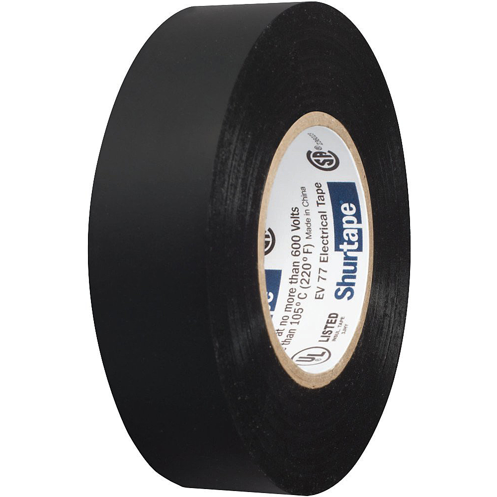 ShurTape Professional Grade Electrical Tape (Black) from Columbia Safety