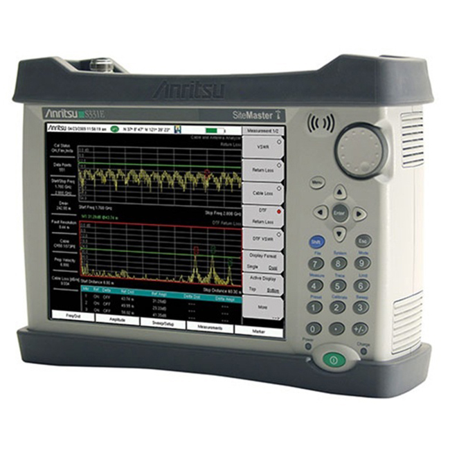 Anritsu Site Master S331E Compact Handheld Cable and Antenna Analyzer from Columbia Safety