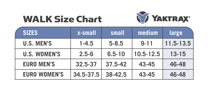 Yaktrax Walk Traction Cleats for Snow & Ice from Columbia Safety
