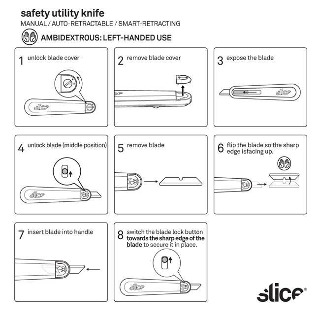 Slice Smart-Retracting Utility Knife from Columbia Safety