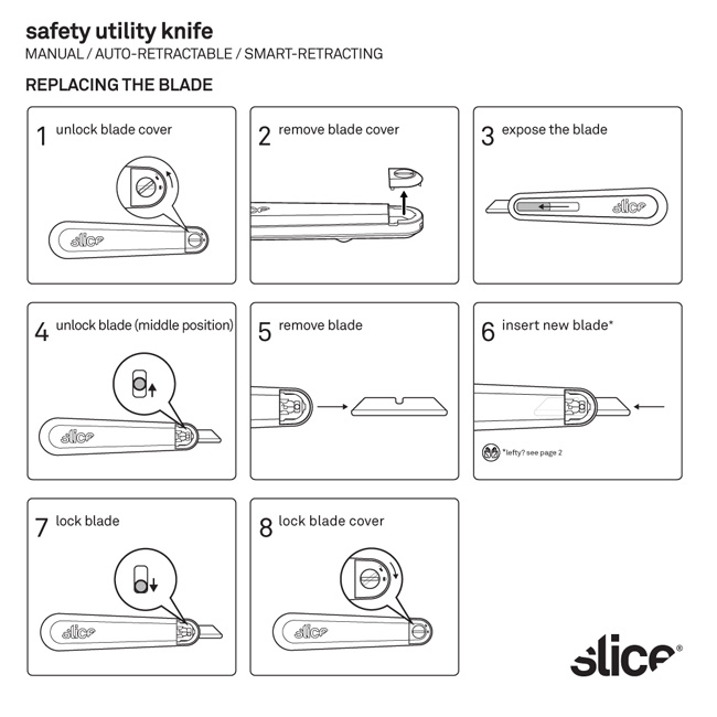 Slice Smart-Retracting Utility Knife from Columbia Safety