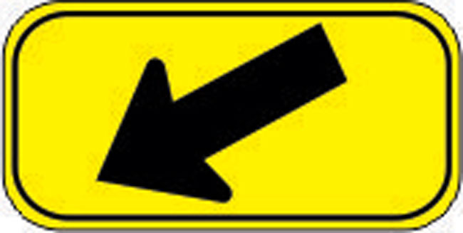 Reflective Arrow Sign from Columbia Safety