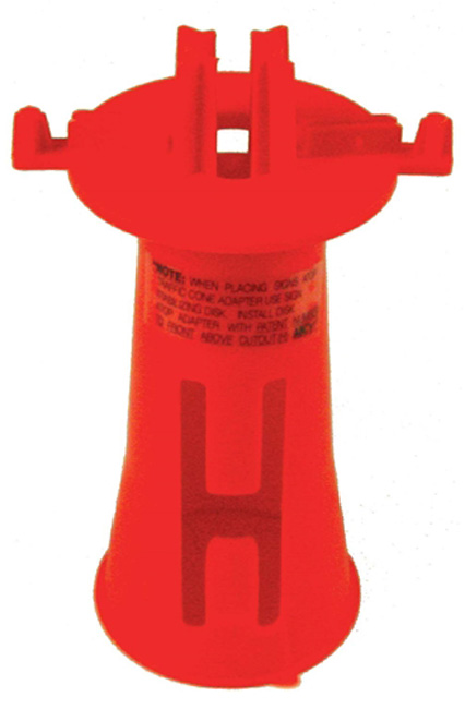 Safehouse Signs Sign Cone Adapter from Columbia Safety