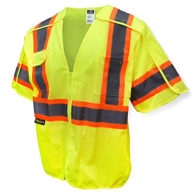 Radians SV24-3 Type R Class 3 Breakaway Surveyor Vest­­­ from Columbia Safety