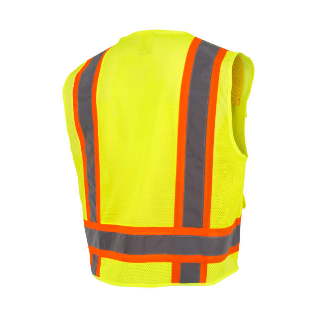Radians SV6 Two Tone Surveyor Type R Class 2 Mesh Safety Vest Hi-Vis Green from Columbia Safety