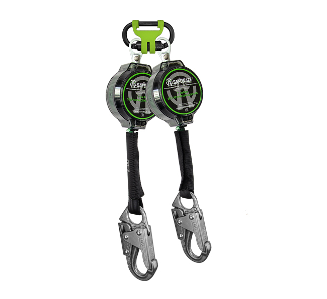 7' Dual Leg Web Retractable with Steel Snap Hooks & 1014 BWB from Columbia Safety