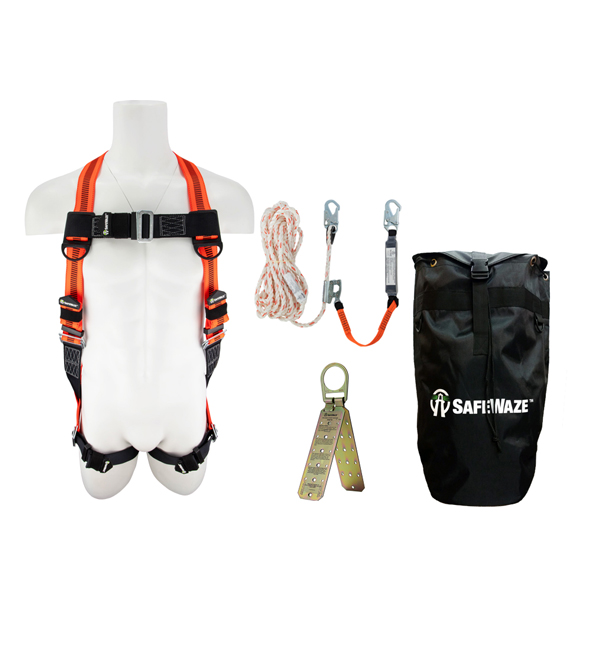 SafeWaze Roofer's Fall Protection Compliance Kit Backpack from Columbia Safety