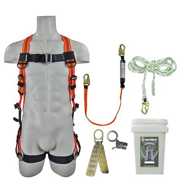SafeWaze Roofer's Fall Protection Compliance Kit Premium from Columbia Safety