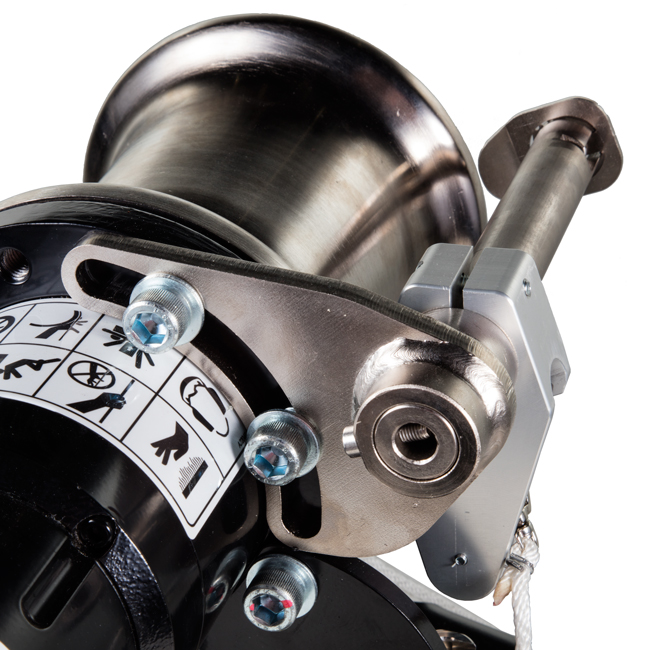 Thern Liberty 1,000 lb Capstan Winch with Swivel Mount from Columbia Safety