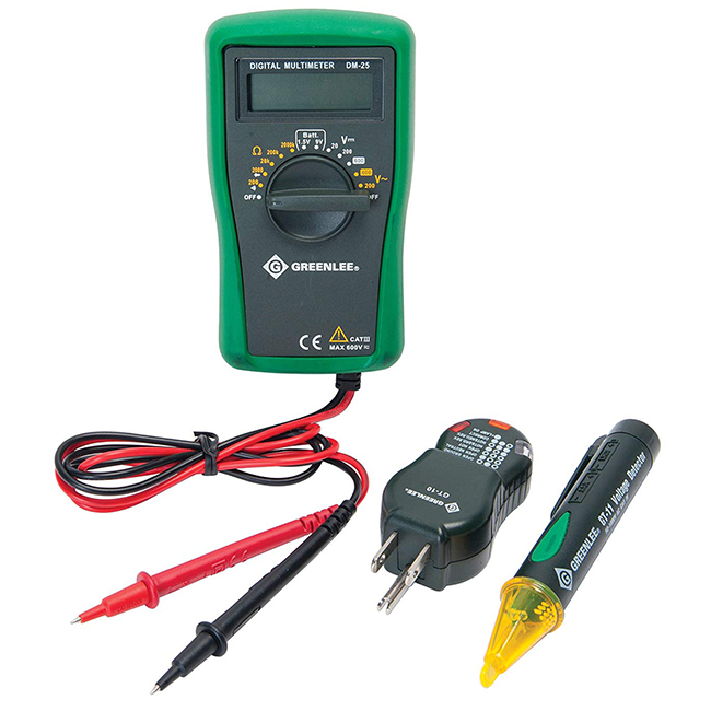 Greenlee Basic Electrical Test Kit from Columbia Safety