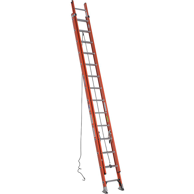 Werner D6200-2 Series Type 1A Fiberglass Extension Ladders from Columbia Safety