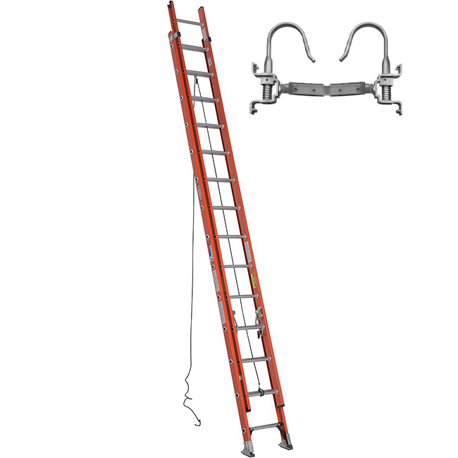 Werner D6200-2 Series Type 1A Fiberglass Extension Ladders from Columbia Safety