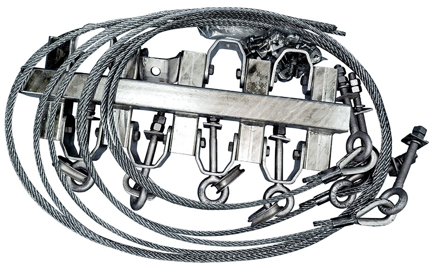 Tuf-Tug Universal Monopole Cable Clamp-On Head Assembly Bracket from Columbia Safety