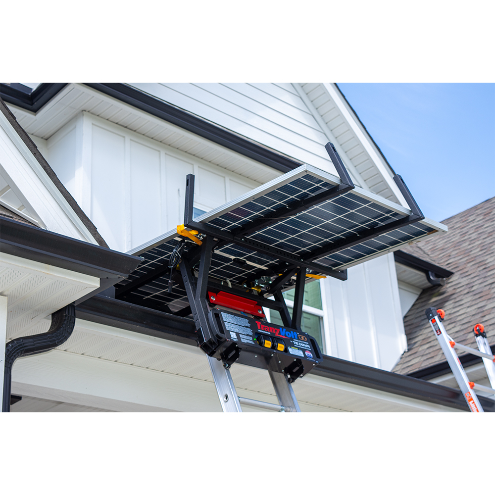 TranzVolt Laddervador Solar Tilt Back Platform from Columbia Safety