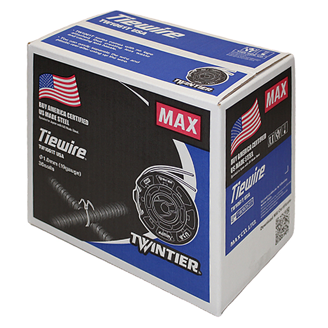 Max USA Corp 19GA Reg Steel Tie-Wire (Box of 30) from Columbia Safety