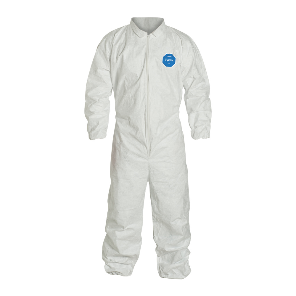DuPont Tyvek Coveralls with Elastic Wrist and Ankles from Columbia Safety