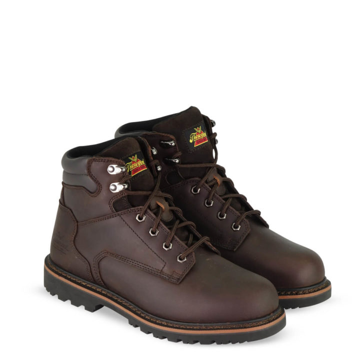 Thorogood V-Series 6 Inch Brown Steel Toe Boots from Columbia Safety