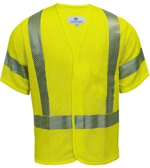 National Safety Apparel FR Short Sleeve Mesh Safety Vest from Columbia Safety