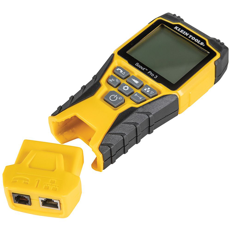 Klein Tools VDV501-851 VDV Cable Tester Kit with Scout Pro 3 Tester, Remotes, Adapter, Battery from Columbia Safety