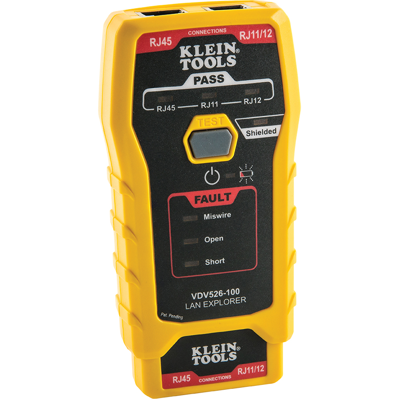 Klein Tools VDV526-100 Network Cable Tester, LAN Explorer Data Cable Tester with Remote from Columbia Safety