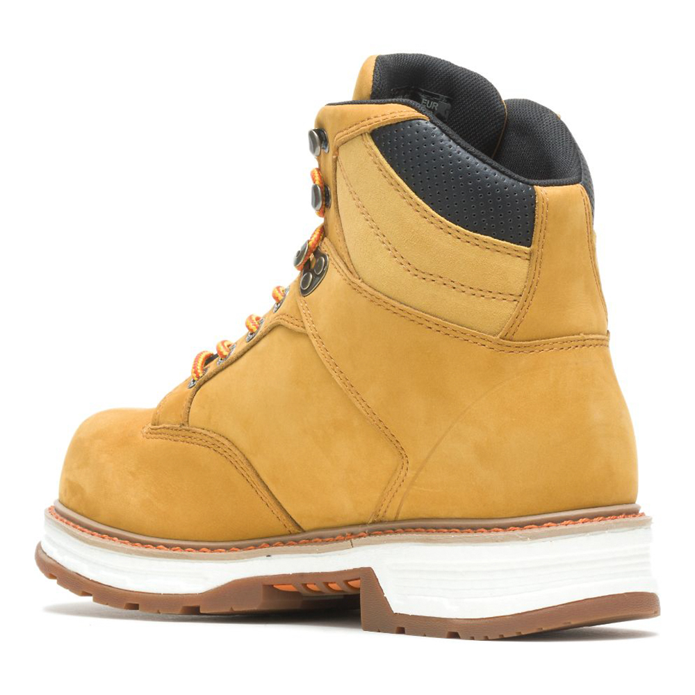 Wolverine Men's Hellcat UltraSpring 6-Inch CarbonMAX Composite Toe Work Boots (Wheat/Tan) from Columbia Safety