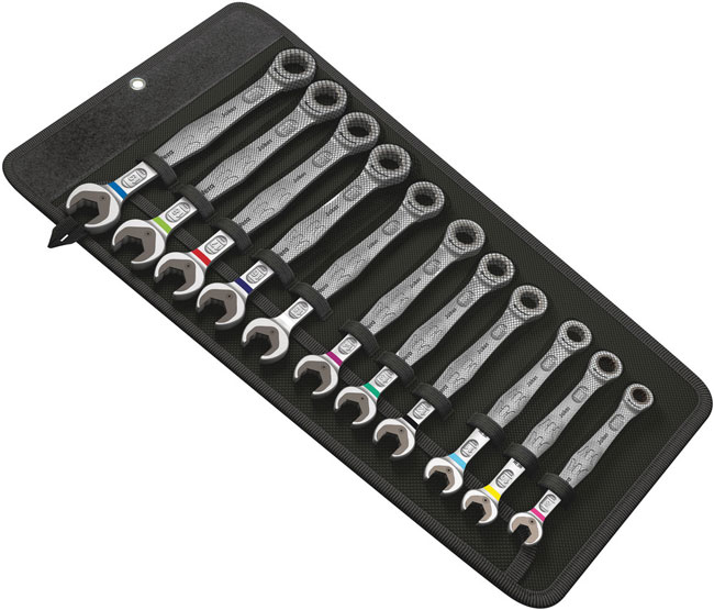 Wera Tools Joker Set of Ratcheting Combination Wrenches (11 Pieces) from Columbia Safety
