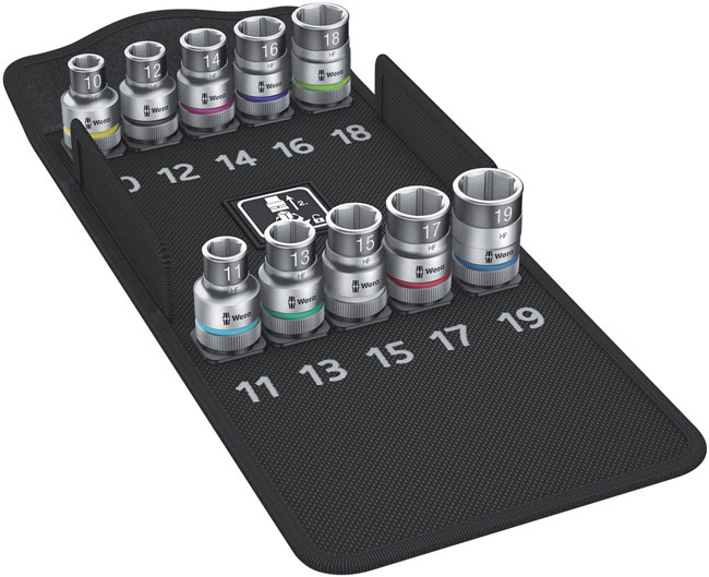 8790 HMC HF 1 Zyklop Socket Set with 1/2 Inch Drive, with Holding Function, 10 Pieces from Columbia Safety
