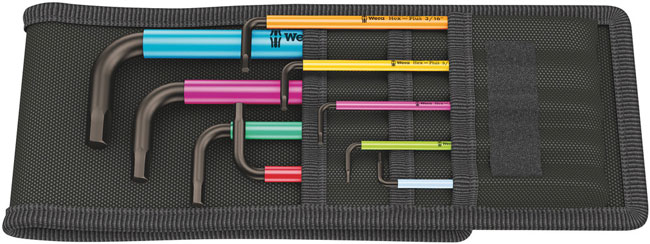 950/9 Hex-Plus Multicolour Imperial 1 L-key Set, Imperial, BlackLaser, 9 Pieces from Columbia Safety