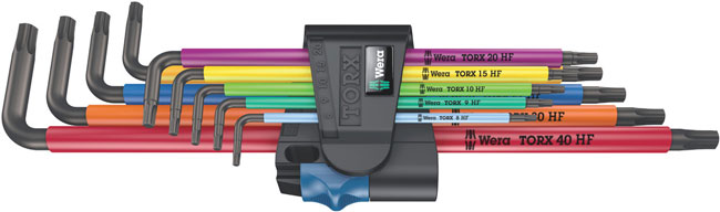 967/9 TX XL Multicolour HF 1 L-Key Set with Holding Function, Long, 9 Pieces from Columbia Safety