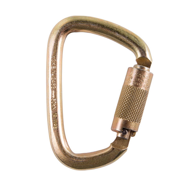 WestFall Pro 7401 4-7/8 X 3 in. Steel Carabiner with 1 in. Gate from Columbia Safety