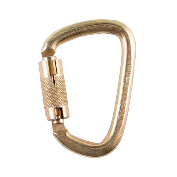 WestFall Pro 7401 4-7/8 X 3 in. Steel Carabiner with 1 in. Gate from Columbia Safety