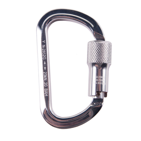 7437 WestFall Pro 4-7/8 x 3in. Aluminum Carabiner 13/16in. Gate from Columbia Safety