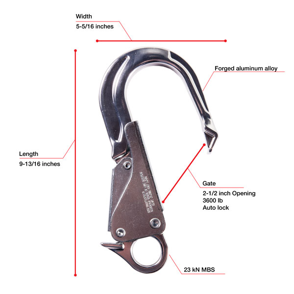 WestFall Pro 7451 Aluminum Rebar Hook from Columbia Safety