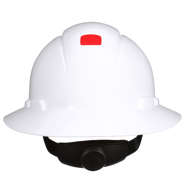 3M SecureFit Full Brim Hard Hat with 4-Point Ratchet Suspension and Uvicator from Columbia Safety