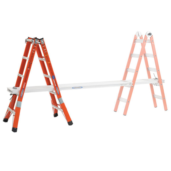 Werner Fiberglass 22 Foot Multi-Position Ladder Type IA from Columbia Safety