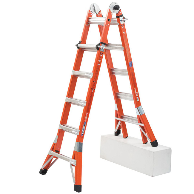 Werner Fiberglass 22 Foot Multi-Position Ladder Type IA from Columbia Safety