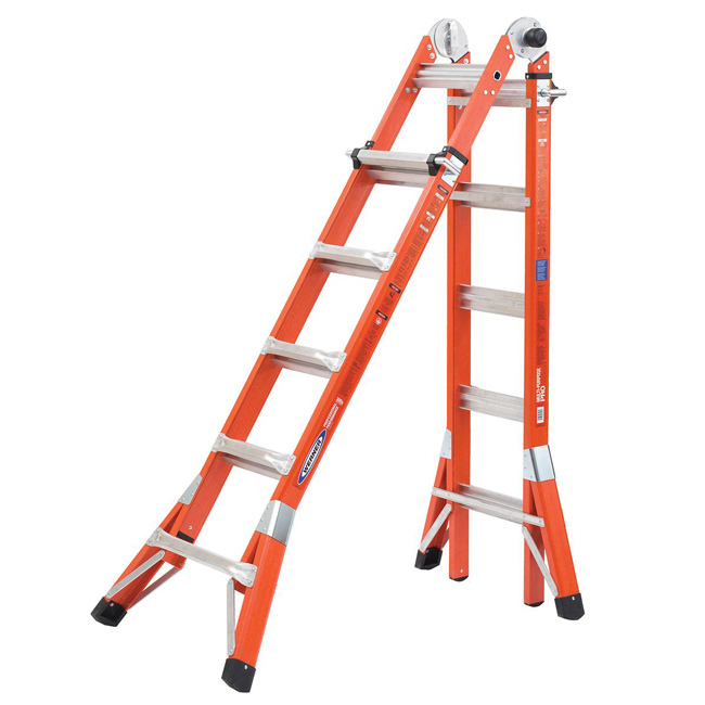 Werner Fiberglass 22 Foot Multi-Position Ladder Type IA from Columbia Safety