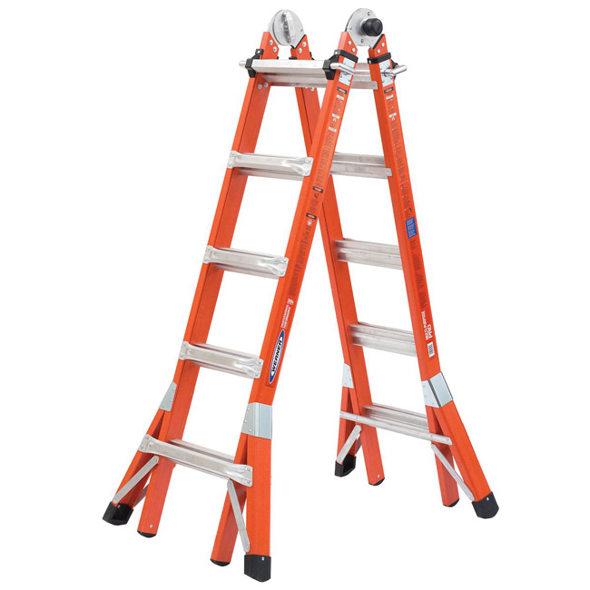 Werner Fiberglass 22 Foot Multi-Position Ladder Type IA from Columbia Safety