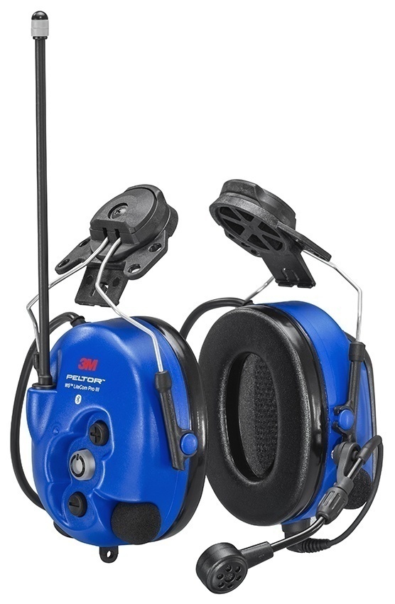 3M PELTOR WS LiteCom PRO III - Hard Hat Attached - Intrinsically Safe from Columbia Safety