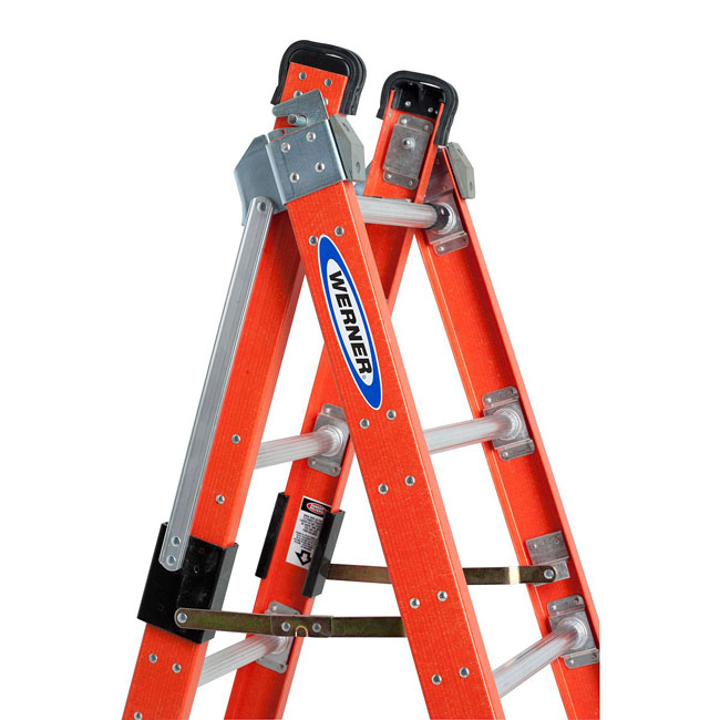 Werner Fiberglass Type IAA Combination Ladder from Columbia Safety