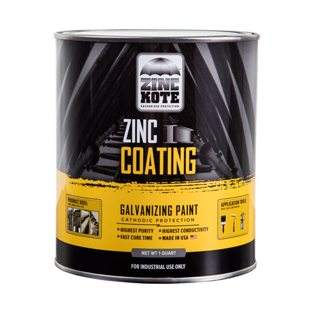 ZincKote Zinc Film Cold Galvanizing Coating  from Columbia Safety