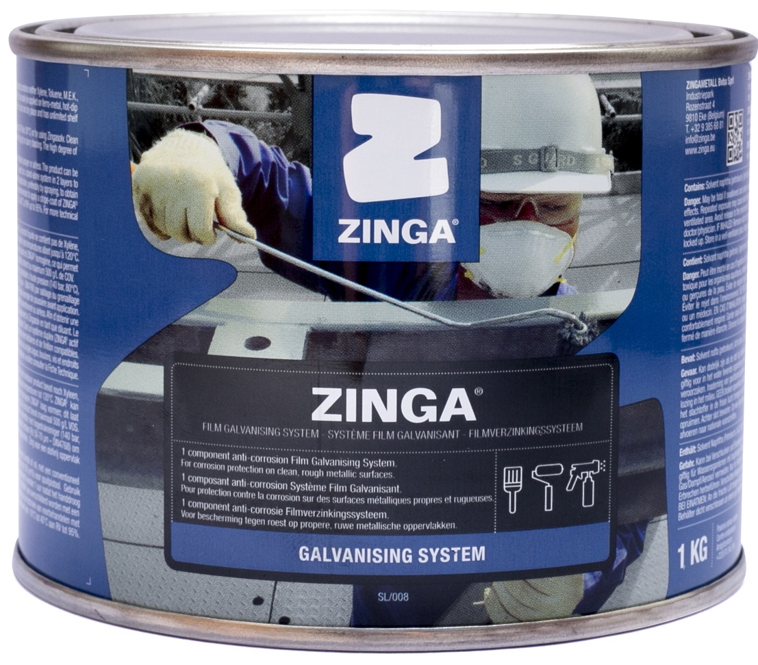 Zinga Z1 Zinc Film Cold Galvanizing Coating - 12.5 Ounces from Columbia Safety