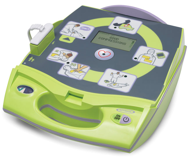 Fully Automatic AED Plus with PlusTrac Professional from Columbia Safety