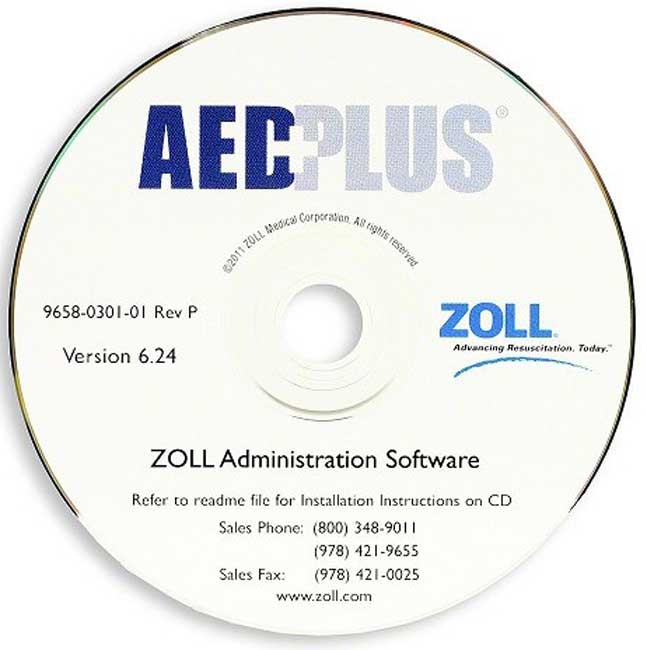 Zoll Administration Software, CD-ROM from Columbia Safety