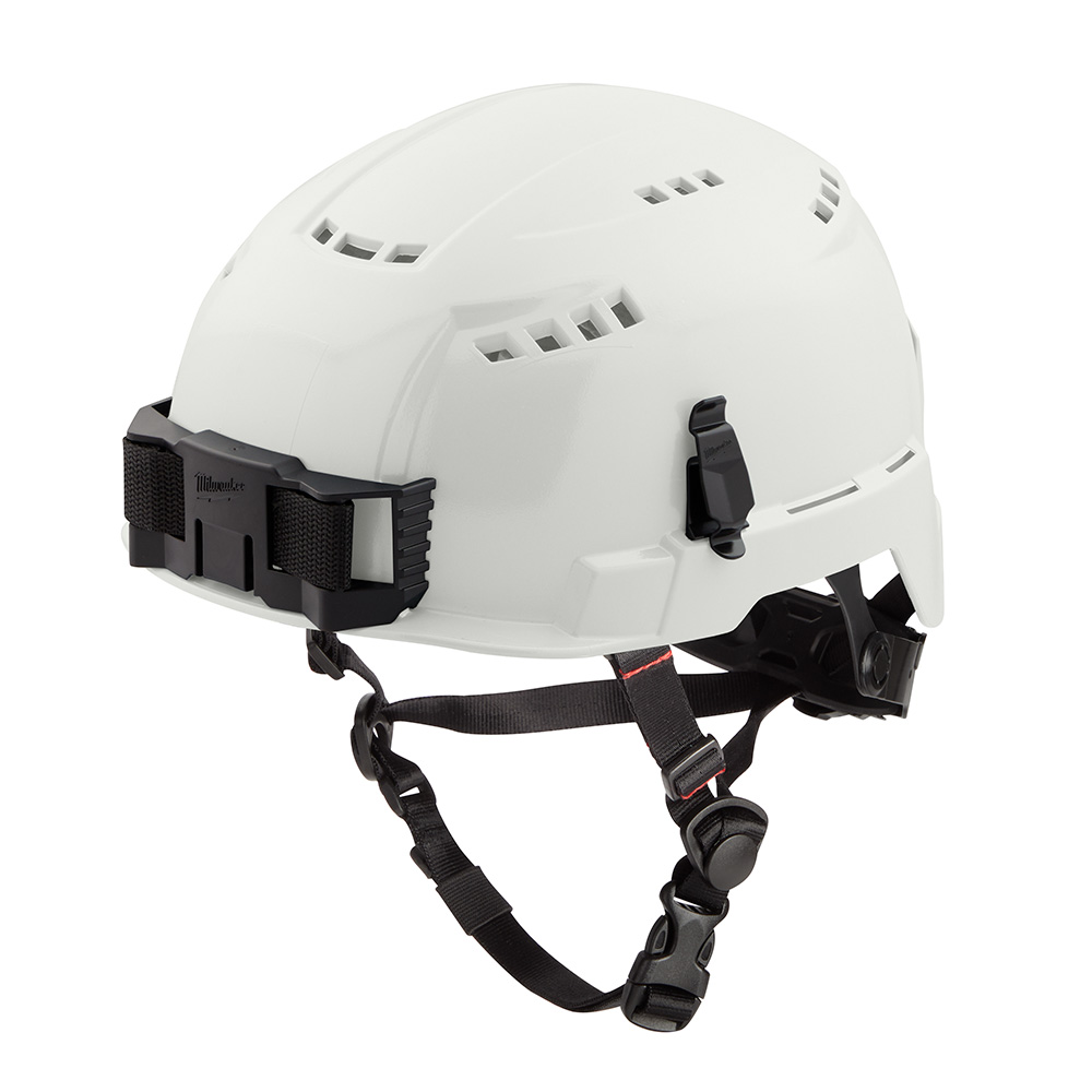 Milwaukee Vented Safety Helmet with BOLT Accessory Clips from Columbia Safety