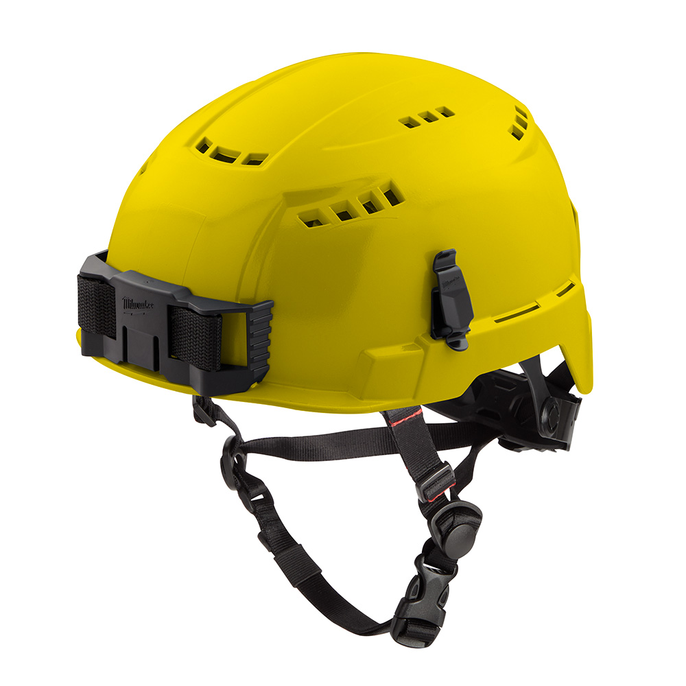 Milwaukee Vented Safety Helmet with BOLT Accessory Clips from Columbia Safety