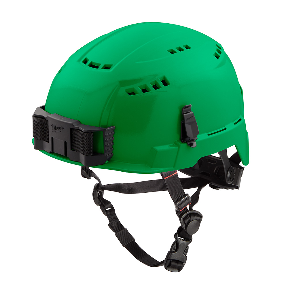 Milwaukee Vented Safety Helmet with BOLT Accessory Clips from Columbia Safety