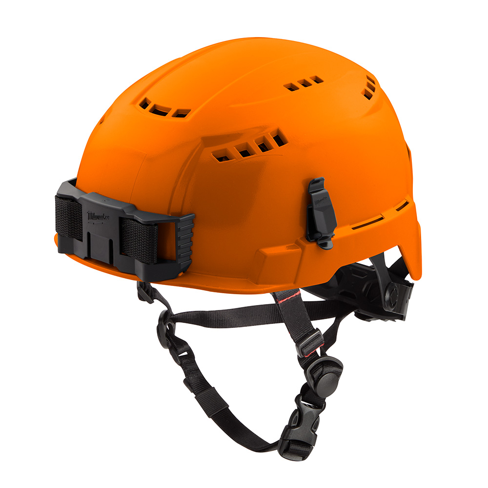 Milwaukee Vented Safety Helmet with BOLT Accessory Clips from Columbia Safety