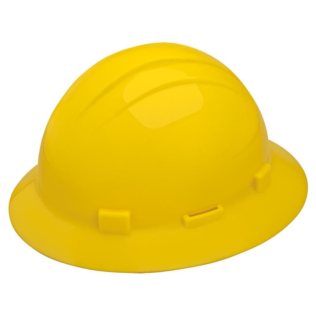 ERB Americana Full Brim Hard Hat with Accessory Slots from Columbia Safety