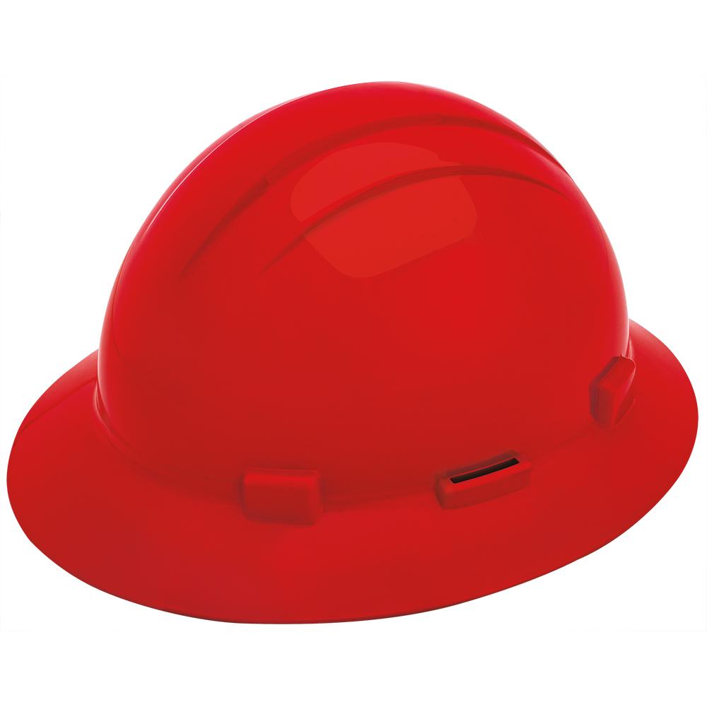 ERB Americana Full Brim Hard Hat with Accessory Slots from Columbia Safety